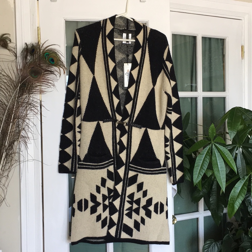 BCBG Long Sweater Cardigan